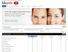 Tablet Screenshot of ldspals.com